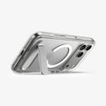 ACS12005 - iPhone 18 Pro / iPhone 17 Pro Slim Armor Essential S (Mag Fit) showing the kickstand supporting the case in a low landscape viewing position.