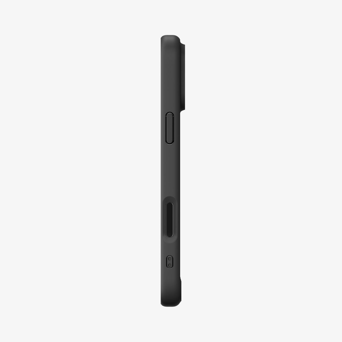 ACS10034CC - iPhone 18 Pro Max / iPhone 17 Pro Max Ultra Hybrid in Matte Black showing the side