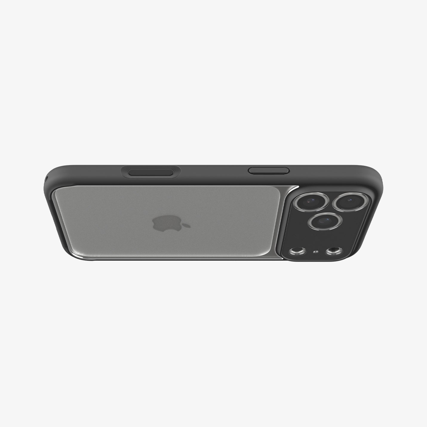 ACS10065 - iPhone 17 Pro Ultra Hybrid in Matte Black showing side and back