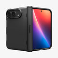ACS11695 - iPhone Duo Slim Armor Pro (Mag Fit) showing the case partially folded with textured hinge protection and raised camera edges