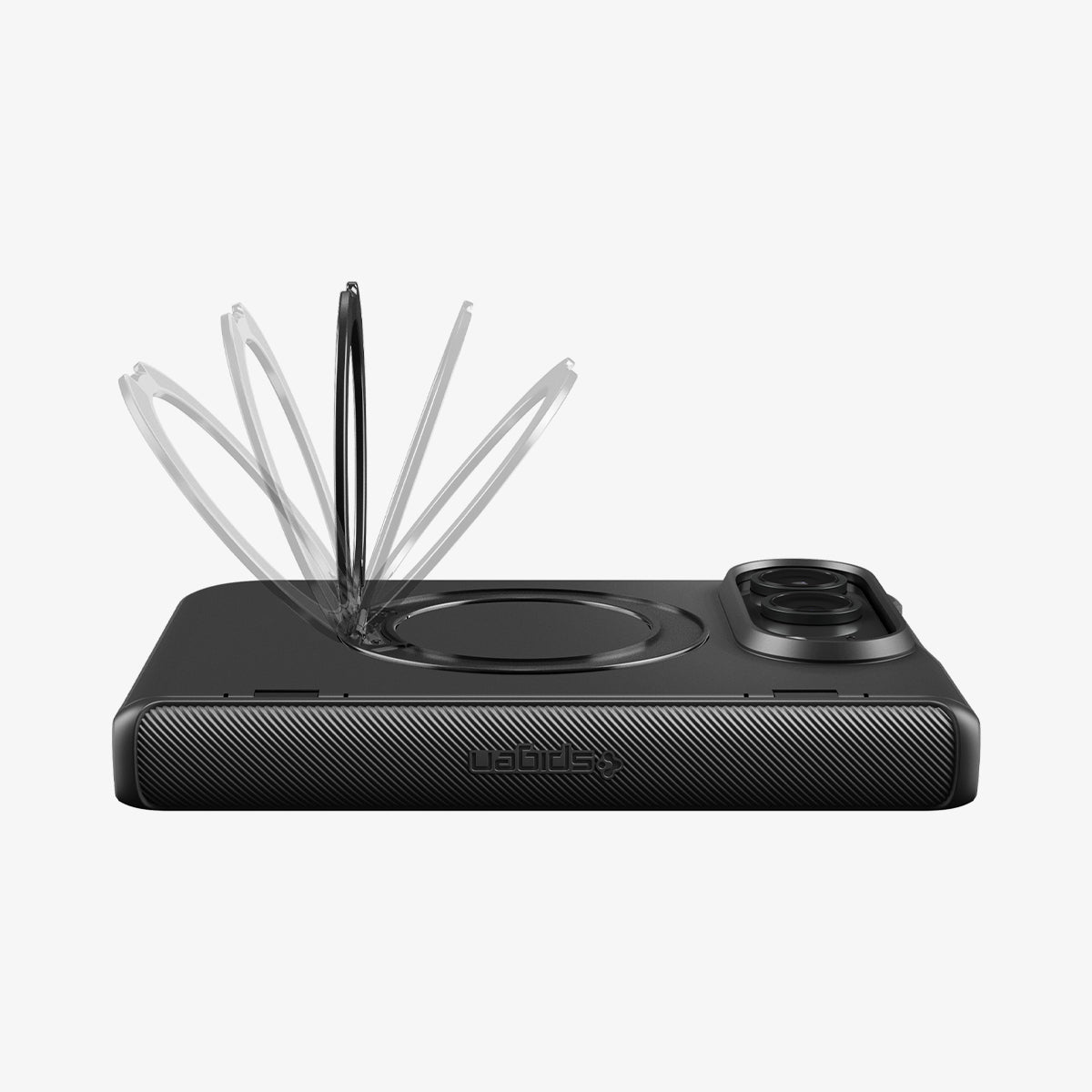 ACS11780 - iPhone Duo Slim Armor Pro S (Mag Fit) showing the circular kickstand adjusting through multiple viewing angles