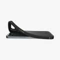 ACS09126 - iPhone 16e Case Core Armor (MagFit) in Matte Black showing the partial back and side while corner partially lifted