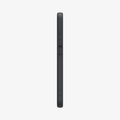 ACS09155 - iPhone 16e Case Nano Pop (MagFit) in Black Sesame showing the side