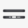 ACS09155 - iPhone 16e Case Nano Pop (MagFit) in Black Sesame showing the top and bottom