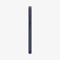 ACS09154 - iPhone 16e Case Nano Pop (MagFit) in Blueberry Navy showing the side