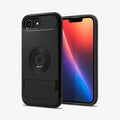ACS09129 - iPhone 16e Case Slim Armor (MagFit) in Black showing the back, partial front and sides