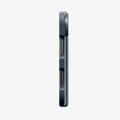 ACS11691 - iPhone Duo Tough Armor Pro (Mag Fit) in Metal Slate showing the slim side profile with accessible button cutouts and reinforced edges