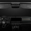 ACP09110 - Wrangler (2024) CryoShade JO260 in Black showing the front (inside) of the vehicle with sunshade installed