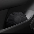 ACP09110 - Wrangler (2024) CryoShade JO260 in Black showing the sunshade kept and stored inside the vehicle without taking so much space