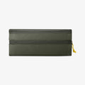AFA08478 - Travel Packing Cubes KD600 large size in Hunter Green showing the side extended