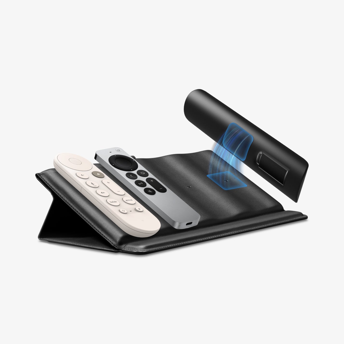AHP09277 - Universal Remote Control | LD401 showing remote up with product.