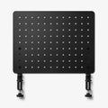 AHP11400 - Clamp Pegboard | LD405 showing front view of pegboard panel with dual clamp legs attached and no accessories installed on white background