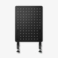 AHP11400 - Clamp Pegboard | LD405 showing front view of pegboard panel in vertical orientation with dual clamp legs attached on white background