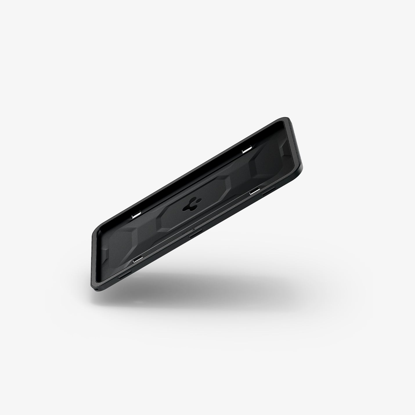 ACP08684 - License Plate Frame | LP100 in Black showing the inner of the plate case