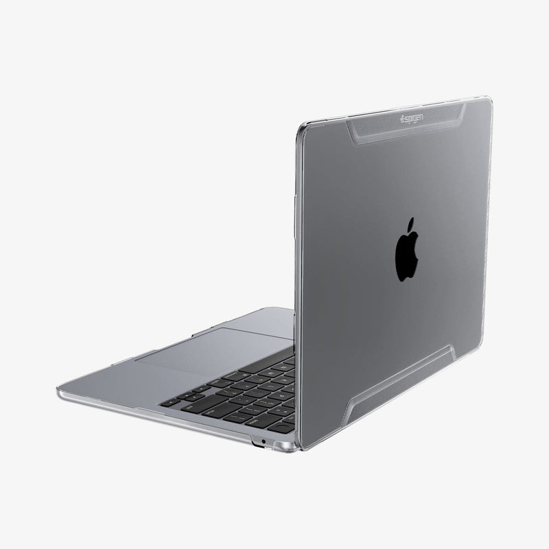 ACS05271 - MacBook Air Case Thin Fit in crystal clear showing the back and side