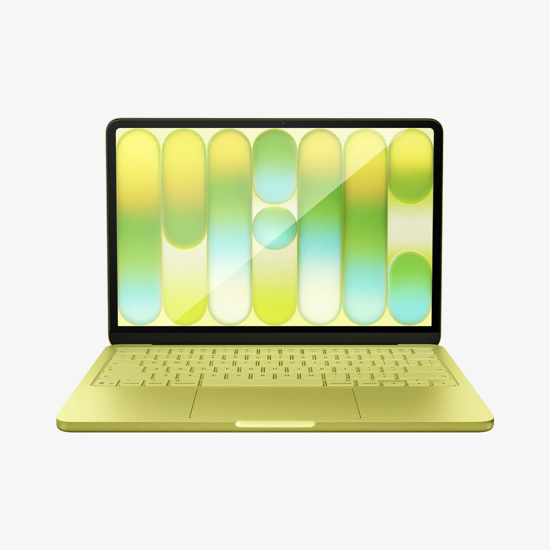 AGL11669 - MacBook Neo 13-inch Glas.tR Slim in Clear showing front