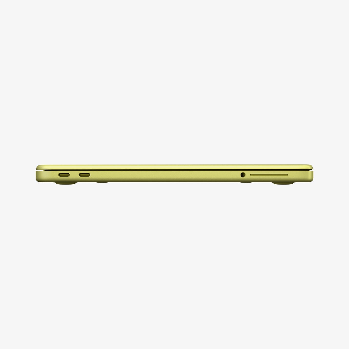AGL11669 - MacBook Neo 13-inch Glas.tR Slim in Clear showing side