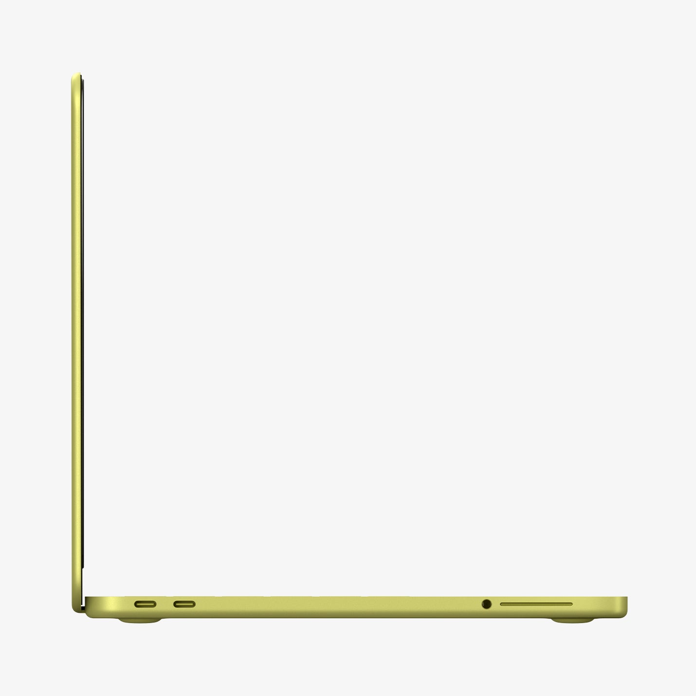 AGL11669 - MacBook Neo 13-inch Glas.tR Slim in Clear showing side