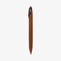 AFA06425 - MacBook Pro 16-inch Valentinus S Laptop Pouch in Classic Brown slim side profile with laptop stored inside
