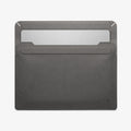 AFA06424 - MacBook Pro 16-inch Valentinus S Laptop Pouch in City Gray interior view showing laptop pocket and sleeve structure