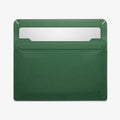AFA06426 - MacBook Pro 16-inch Valentinus S Laptop Pouch in Jeju Green interior view showing laptop pocket and sleeve structure