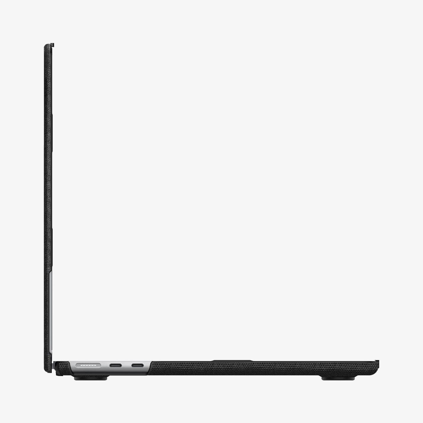 ACS05272 MacBook Air Case Urban Fit in black showing the side with