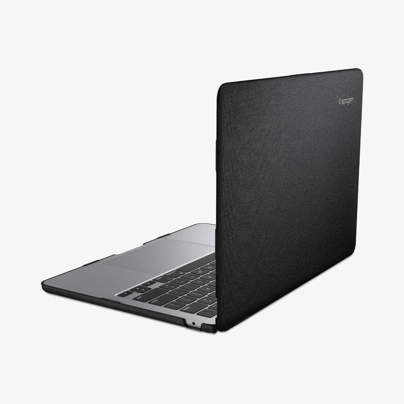 ACS05272 - MacBook Air Case Urban Fit in black showing the back and side