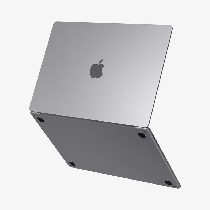 AGL06950 - MacBook Air 15" (2023) Screen Protector GLAS.tR SLIM showing the back and partial side view