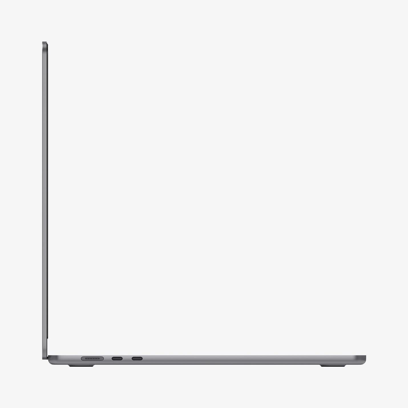 AGL06950 - MacBook Air 15" (2023) Screen Protector GLAS.tR SLIM showing the side
