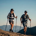 AMP09122 - Mag Fit Clip in black showing hiking on the mountain.