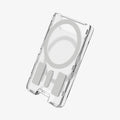 AFA08888 - Ultra Hybrid MagFit+ Wallet (MagFit) in Crystal Clear showing the back of the wallet case 