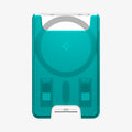 AFA07397 - MagSafe Card Holder Classic C1 (MagFit) in Bondi Blue showing the front
