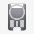 AFA07398 - MagSafe Card Holder Classic C1 (MagFit) in Graphite showing the back