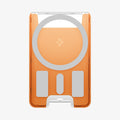 AFA08574 - MagSafe Card Holder Classic C1 (MagFit) in Tangerine showing the back