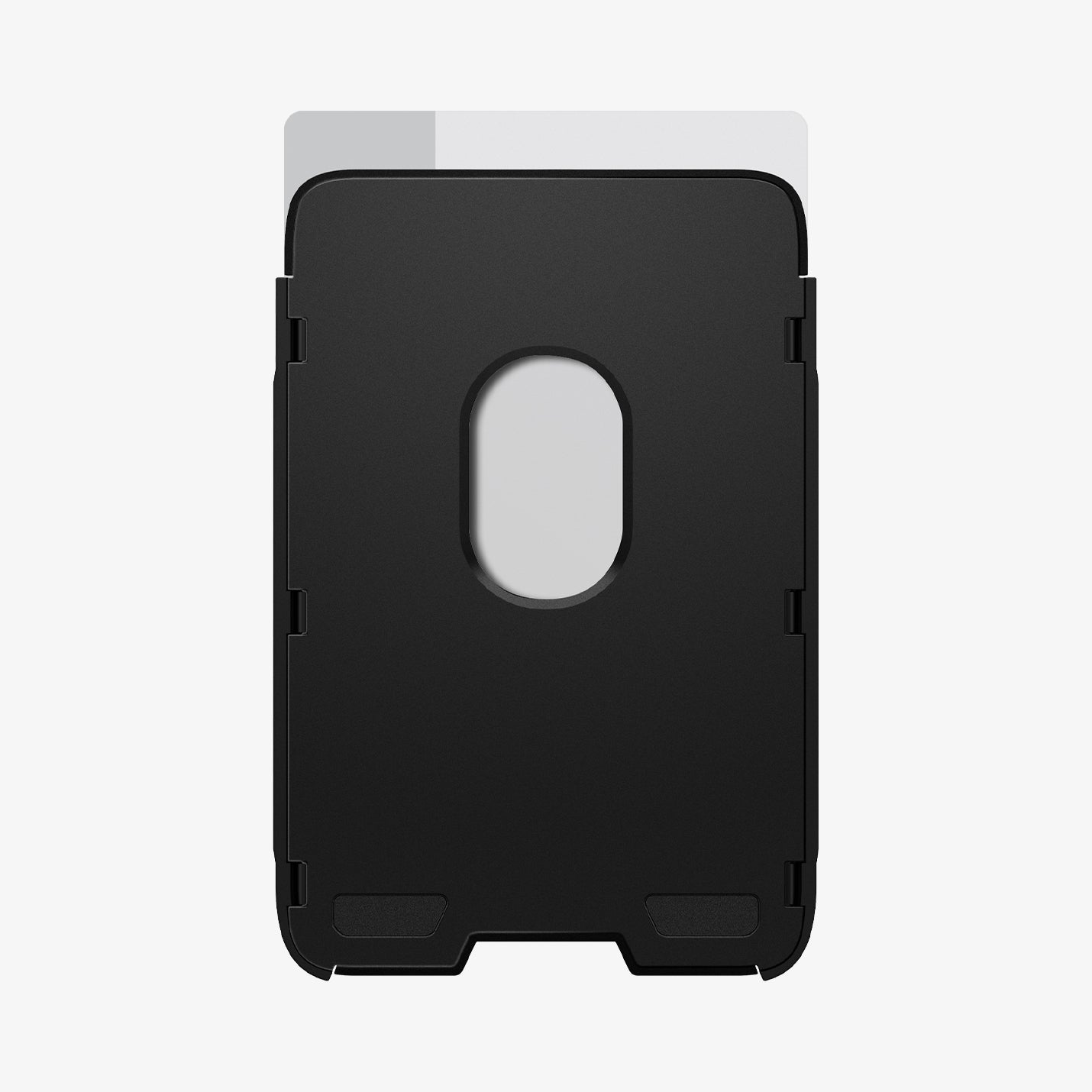 AFA07150 MagSafe 3 Card Holder Rugged Armor (MagFit) in Black showing the back of a card