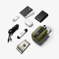 AFA10227 - Portable Organizer Pouch Tintap Zip MagFit in Olive Green showing a lot of products can stock inside