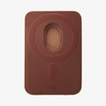 AFA03854 - MagSafe Card Holder Valentinus (MagFit) in brown showing the back