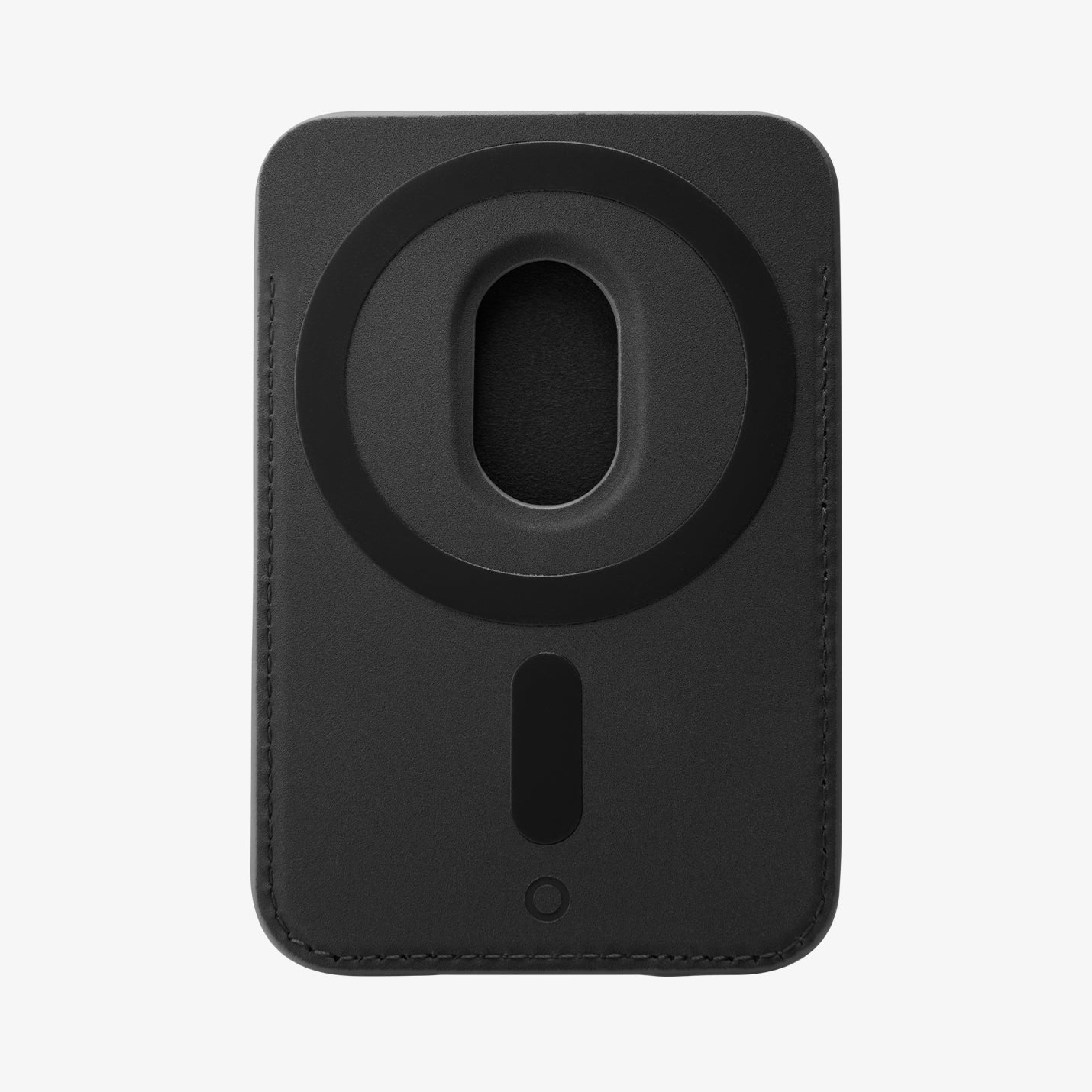 AFA05760 - MagSafe 3 Cards Holder Valentinus (MagFit) in black showing the back