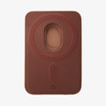 AFA05804 - MagSafe 3 Cards Holder Valentinus (MagFit) in brown showing the back