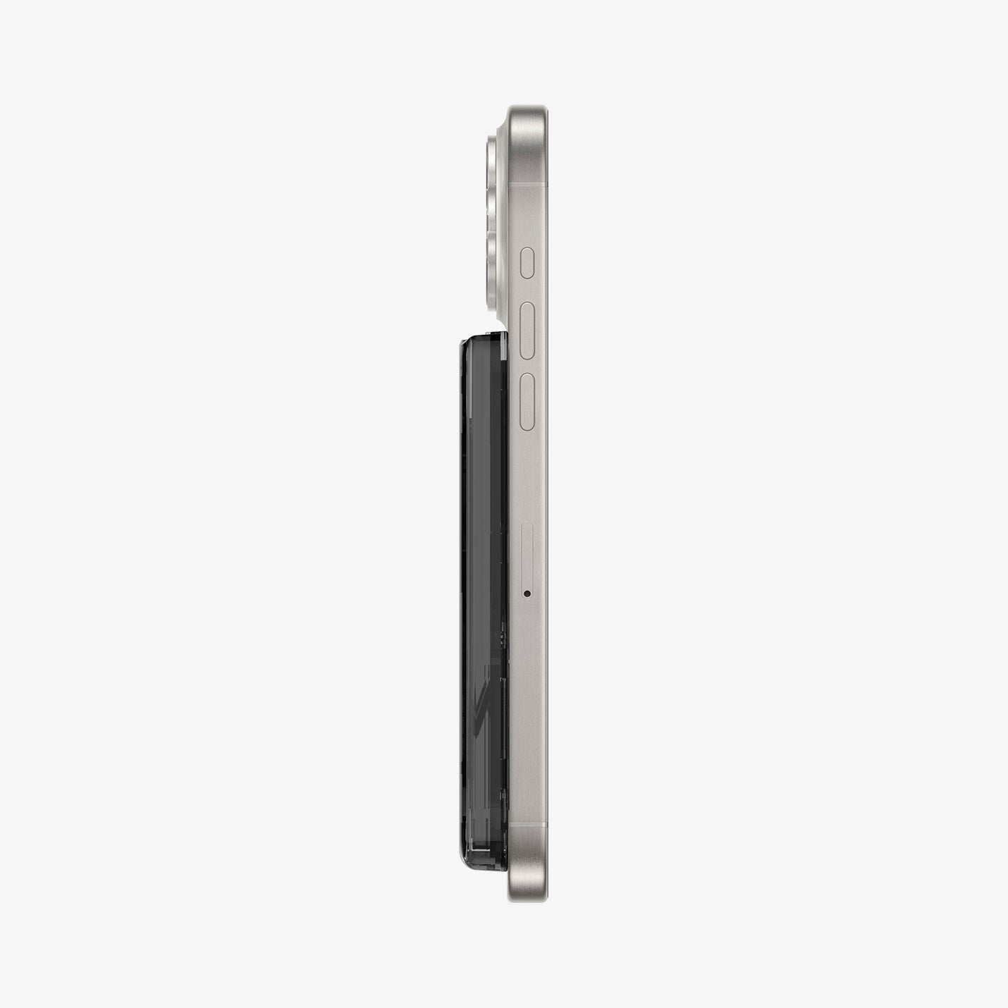 AFA07400 - Ultra Hybrid Zero One MagFit Wallet (MagFit) in Zero One showing the sides of both wallet and the device