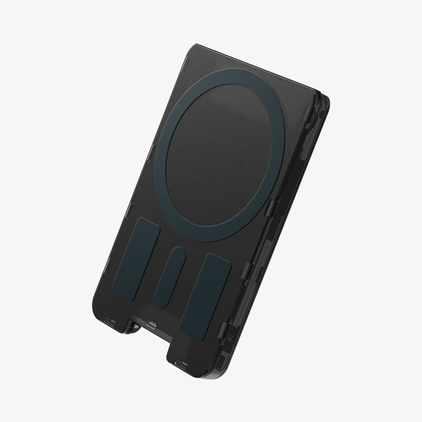 AFA07400 - Ultra Hybrid Zero One MagFit Wallet (MagFit) in Zero One showing the back, partial side and bottom