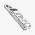 AFA07401 - Ultra Hybrid Zero One MagFit Wallet (MagFit) in Zero One White showing partial back, side and bottom