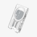 AFA07401 - Ultra Hybrid Zero One MagFit Wallet (MagFit) in Zero One White showing the back, partial side and bottom