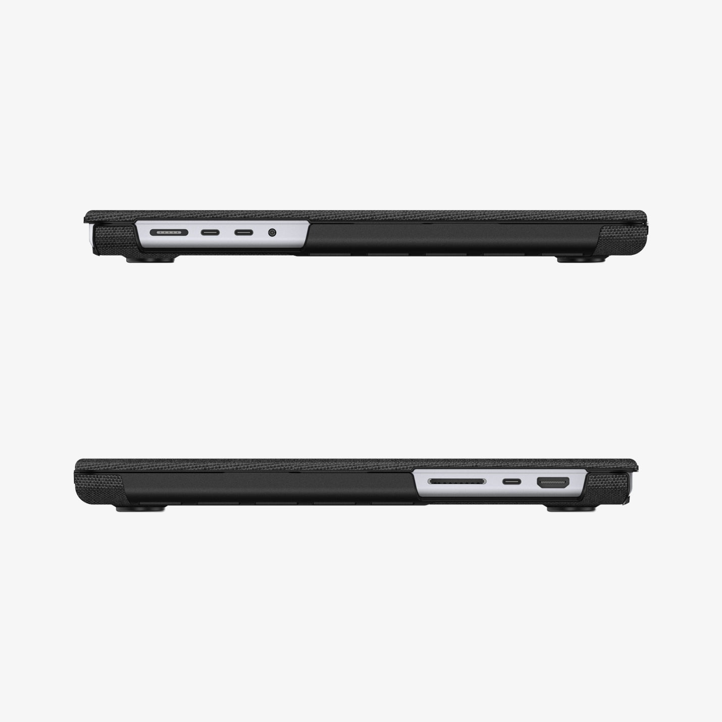 ACS04211 - MacBook Pro 16-inch Case Urban Fit in Black showing the sides