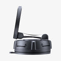 ACP11658 - Spigen Magnetic Car Mount (Mag Fit) MFT 36-1 showing the side profile of the mount with the magnetic ring tilted at an angle from the suction base