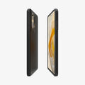 ACS08546 - Moto G Stylus 5G (2024) Case Liquid Air in Matte Black showing the partial front, back and sides