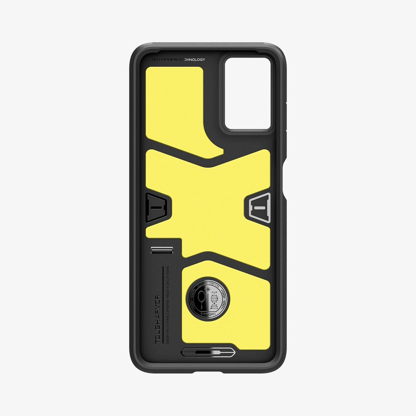 ACS07767 - Moto G 5G (2024) Case Tough Armor in Black showing the inner of the case with impact foam