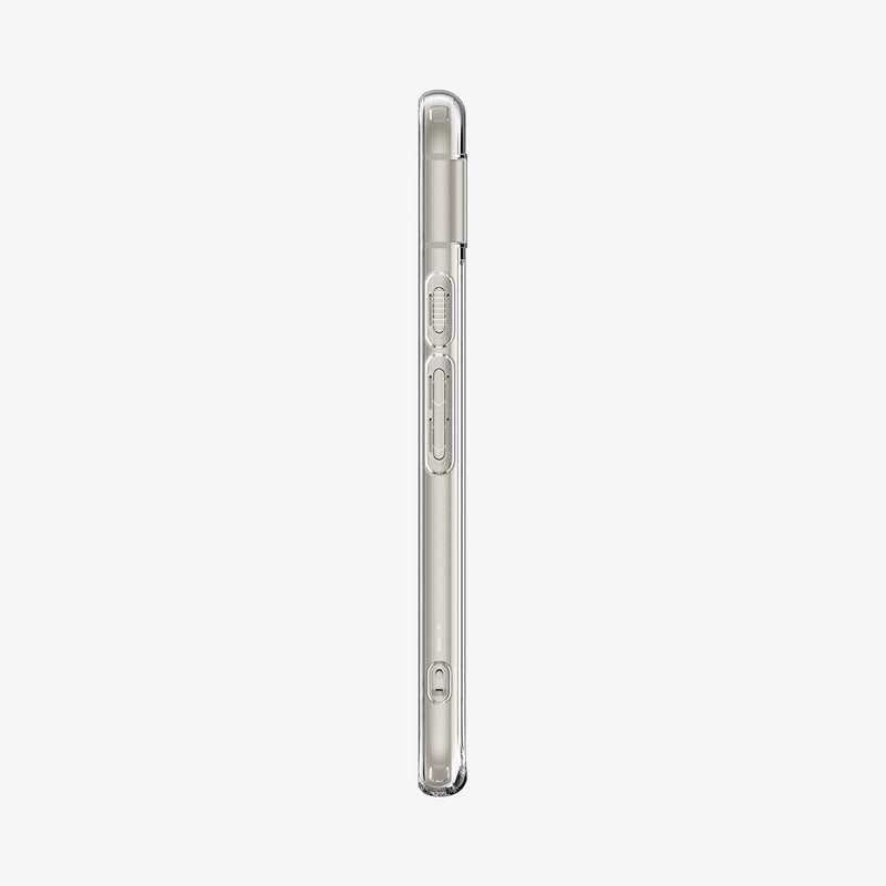 ACS07260 - Pixel 8a Case Ultra Hybrid in Crystal Clear showing the side with side buttons