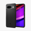 ACS06295 - Pixel 8 Case Core Armor in matte black showing the back and front