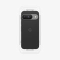 AGL08442 - Pixel 10 / Pixel 10 Pro GLAS.tR EZ Fit Screen Protector showing the back with ez fit tray on device